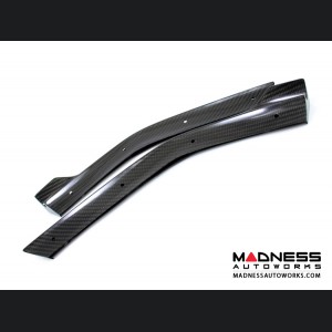 Mercedes Benz SLK Front Flaps - Carbon Fiber (2011 - on) 